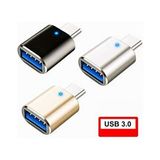 Harry Tüm Type-C Olan Cihazlara Uyumlu Type-C To USB 3.0 Veri Aktarımı Macbook Flash Bellek Mouse Çevirici - Siyah