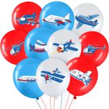 Harrycle 45 Parça Uçak Parti Balonları Uçak Temalı Parti Dekorasyonları Zaman Sinekleri Çocuklar Erkek Kız Çocuklar için Doğum Günü Balonları Doğum Günü Uçağı Bebek Partisi Tema Parti Malzemeleri