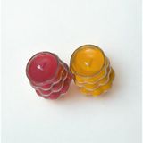 Hartopia %100 Organik Soya Wax Doğal Dekoratif Mum 2’li Özel Tasarım Bubble Cam Mum Seti (100 ml × 2) - 2 Adet