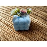 Hartopia-Doğal Aromaterapi Bubble Mum – Mavi Vanilya Kokulu – El Yapımı Dekoratif Mum