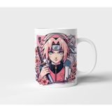 Haruno Sakura Naruto Anime Tasarım Kupa - Hediyelik Kupa - Baskılı Kupa - 1 Adet - 300 ml