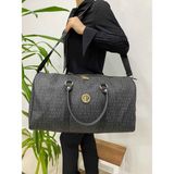 Harvey Miller Polo Club El ve Uzun Askılı Seyahat Çantası - 000-Siyah - Eni 50 cm, Boyu 25 cm, Genişlik 27 cm