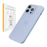HARVORTEZ iPhone 13 Mini Kılıf 5.5" ile Uyumlu, Ultra İnce Cep Telefon Kılıfı, Kamera Bölge Koruyucu, Ekstra Tuş Takımı, TPU Malzeme BPA İçermez, Kolay Temizlenebilir Phone Case - Açık Mavi