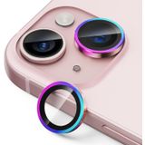 HARVORTEZ iPhone 13,13 Mini,12 Pro Max için, Kamera Lens Koruyucu, Basit Kurulum, HD Berrak Görüntü, Metal Çerçeve, 9H Temperli Cam, Çizilmeye Dayanıklı, Camera Lens Protector (Renkli)