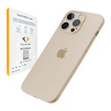 HARVORTEZ iPhone 14 Plus ve 15 Plus Kılıf 6.7" ile Uyumlu, Ultra İnce Cep Telefon Kılıfı, Kamera Bölge Koruyucu, Ekstra Tuşlar, TPU Malzeme BPA İçermez, Kolay Temizlenir Phone Case - Altın