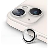 HARVORTEZ iPhone 14,14 Plus için, Kamera Lens Koruyucu, Basit Kurulum, HD Berrak Görüntü, Metal Çerçeve, 9H Temperli Cam, Çizilmeye Dayanıklı, Camera Lens Protector (Gümüş)