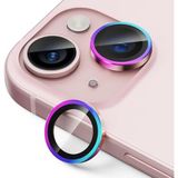 HARVORTEZ iPhone 14,14 Plus için, Kamera Lens Koruyucu, Basit Kurulum, HD Berrak Görüntü, Metal Çerçeve, 9H Temperli Cam, Çizilmeye Dayanıklı, Camera Lens Protector (Renkli)