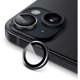 HARVORTEZ iPhone 14,14 Plus için, Kamera Lens Koruyucu, Basit Kurulum, HD Berrak Görüntü, Metal Çerçeve, 9H Temperli Cam, Çizilmeye Dayanıklı, Camera Lens Protector (Siyah)