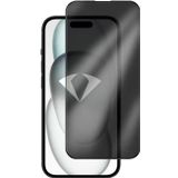 HARVORTEZ iPhone 15 Plus / 16 Plus Ekran Koruyucu için Hayalet (Privacy), Anti-Statik, 9H Süper Güçlü Temperli Cam, 5D Tam Koruma, Toza & Çizilmelere Dayanıklı, Kılıf Dostu - Kolay Takılır
