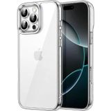 HARVORTEZ iPhone 16 Pro Max Kılıf 6.9" için Sert SARARMAZ Kılıf, İnce Şeffaf Kapak, Gerçekçi Tuş Hissi, Ahize/Hoparlör Filtreli, Kamera Yükseltili, BFA İÇERMEZ - Şeffaf