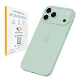 HARVORTEZ iPhone 17 Kılıf 6.3" ile Uyumlu, Ultra İnce Cep Telefon Kılıfı, Kamera Bölge Koruyucu, Ekstra Tuş Takımı, TPU Malzeme BPA İçermez, Kolay Temizlenebilir Phone Case - Su Yeşili