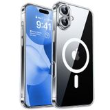 HARVORTEZ, iPhone 17, MagSafe ile Uyumlu Güçlü Manyetik Kılıf, Sararmaz Sert PC Çevre Dostu Kapak, Ahize/Hoparlör Filtreli, Gerçek Buton Hissi, Kamera Yükseltili, İnce Kapak, Case (Şeffaf)