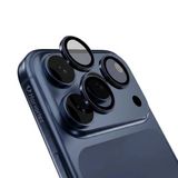 HARVORTEZ iPhone 17 Pro / 17 Pro Max ile Uyumlu Safir Kamera Lens Koruyucu - Alüminyum Çerçeveli, Hizalama Aparatlı, Su Geçirmez Glue Layer,%95+ Kristal Netlikte 9H Safir Cam - Abis