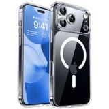 HARVORTEZ, iPhone 17 Pro, MagSafe ile Uyumlu Güçlü Manyetik Kılıf, Sararmaz Sert PC Çevre Dostu Kapak, Ahize/Hoparlör Filtreli, Gerçek Buton Hissi, Kamera Yükseltili, İnce Kapak, Case (Şeffaf)