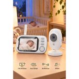 HARVOX Akıllı Bebek Kamerası LCD Ekranlı Gece Görüşlü Bebek Telsizi Ses Aktivasyonlu Bebek Odası Monitörü