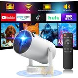 Harvox HY300 Pro Max Bataryalı Projeksiyon – Kablosuz Kullanım, Elektrik Olmadan Sinema Keyfi, 4K Destekli, Wifi 6, Bluetooth 5.0, Otomatik Focus - Çok Renkli