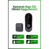 Harvox Wi-Fi Kameralı Kapı Zili – 1080P Akıllı Kablosuz Görüntülü Güvenlik Kamerası, 170° Geniş Açı, Uzaktan Kontrol - ADET