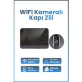 Harvox Wi-Fi Kameralı Kapı Zili – 1080P Akıllı Kablosuz Görüntülü Kapı Zili, 130° Geniş Açı, Uzaktan Kontrol