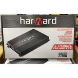 Harward Hr-2950.4 4 Kanal Oto Amfi 2750W Maksimum 4X50 Rms 4 Ohm Güçlü Araç Amplifikatörü