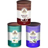 Has Kahve 3'lü Teneke 3*250 gr (Çikolatalı-Damla Sakızlı-Menengiçli Türk Kahvesi) - 750 gr