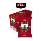 Has Kahve Türk Kahvesi 100 gr. 12'li Kutu (Kırmızı paket Türk Kahvesi)