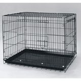 Has Katlanabilir Köpek Kafesi No:4 94X61X62CM Taşıma Kapasitesi ile Seyahat İçin Uygun Tel Kafes