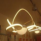 Has Light Küçük Kelebek Model LED Avize 3 Renkli - Altın