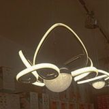 Has Light Küçük Kelebek Model LED Avize 3 Renkli - Krom