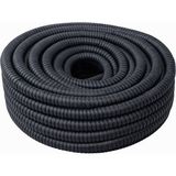 Has Light Pvc Kaplı Izoleli Çelik Spiral Boru 32 mm 25 Metre Siyah