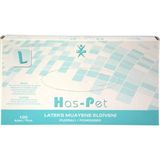 Has-pet Has - Pet Beyaz Pudralı Latex Eldiven L