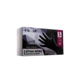Has-Pet Haspet Siyah Nitril Muayene Eldiveni S Beden 100'Lü ** 1 paket **