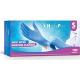 Has-Pet SK006658 Mavi Nitril Pudrasız Muayene Eldiveni S/Small Beden 100 Adet