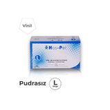 Has-Pet Vinil Eldiven Pudrasız-100 Adet (L BEDEN)