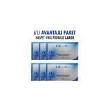 Has-Pet Vinil Eldiven Pudrasız 100'lü Paket 6 Adet L Beden