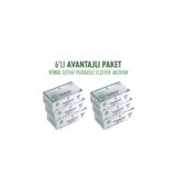 Has-Pet Vinil Eldiven Pudrasız 100'lü Paket 6 Adet M Beden
