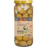 Has Premium 500 gr Sarımsaklı Yeşil Zeytin