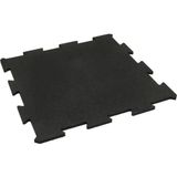 HAS Rubber 100x100 2 cm Siyah Blok Puzzle Kauçuk Yer Kaplama Spor Salonu Park Bahçe Zemin Kaplama