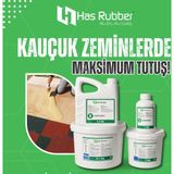 Has rubber Kauçuk Zemin Yapıştırıcısı - Çift komponenetli (24+1 KG)