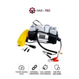 HAS-TEC Çift Pistonlu Hava Kompresörü 12V, Lastik Şişirici | 150 PSI, 2.54 CFM, 30 Amper