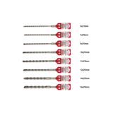 HAS - TEC Sds-Plus Matkap Ucu Seti 210MM | 8 Parça 6mm - 16MM | Kırıcı Delici Hilti Uyumlu Beton Delme Uçları