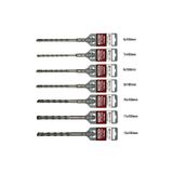 HAS-TEC SDS-Plus Matkap Ucu Seti | 7 Parça 6mm - 12mm | Kırıcı Delici Hilti Uyumlu Beton Delme Uçları