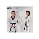 Hasado Fitilli Siyah Yaka Taekwondo Elbisesi Dobok Üst Kuşak