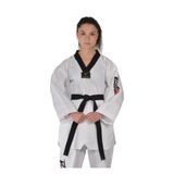 HAŞADO Haşado Taekwondo Müsabaka Elbisesi Siyah Yaka Elbise Fitilli Kumaş