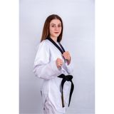HAŞADO Profesyonel Siyah Yaka Ultra Fighter Kumaş Taekwondo Elbisesi Dobok