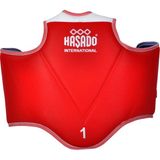 Haşado Safeguard Taekwondo Vücut Göğüs Koruyucu Yelek - XS - Kırmızı