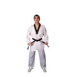 HAŞADO WT ONAYLI PROFESYONEL SİYAH YAKA FIGHTER TAEKWONDO ELBİSE