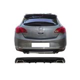 HasAkman Opel Astra J HB Siyah Difüzör Çiftli Kare Egzoz Görünümlü D Tip Difizör