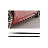 HasAkman Renault Megane 4 2016+ F30 Uyumlu Tip Düz Model Yan Marşpiyel Lip 2 Adet Piona Black