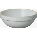 Hasami Porcelain HPM031 Gri Parlak Yuvarlak Kase 145 mm Japon Seramik Kase