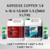 Hasat Sonu 3 In 1 Sıvı Bakır + Bor + Çinko Yapıstırıcı 5 Lt 5 LT